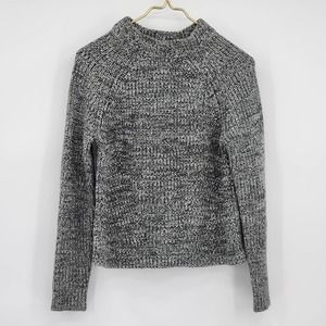 Marine Layer Cleo Mock Neck Sweater Knit Marled Size XS